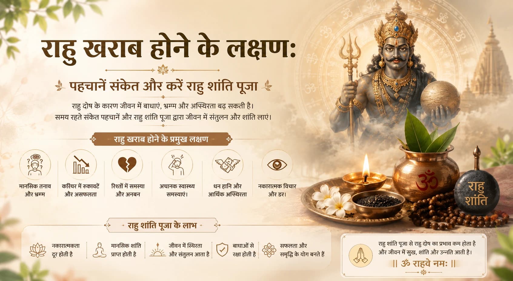 Rahu Kharab Hone Ke Lakshan: Identify the Signs and Perform Rahu Shanti Puja