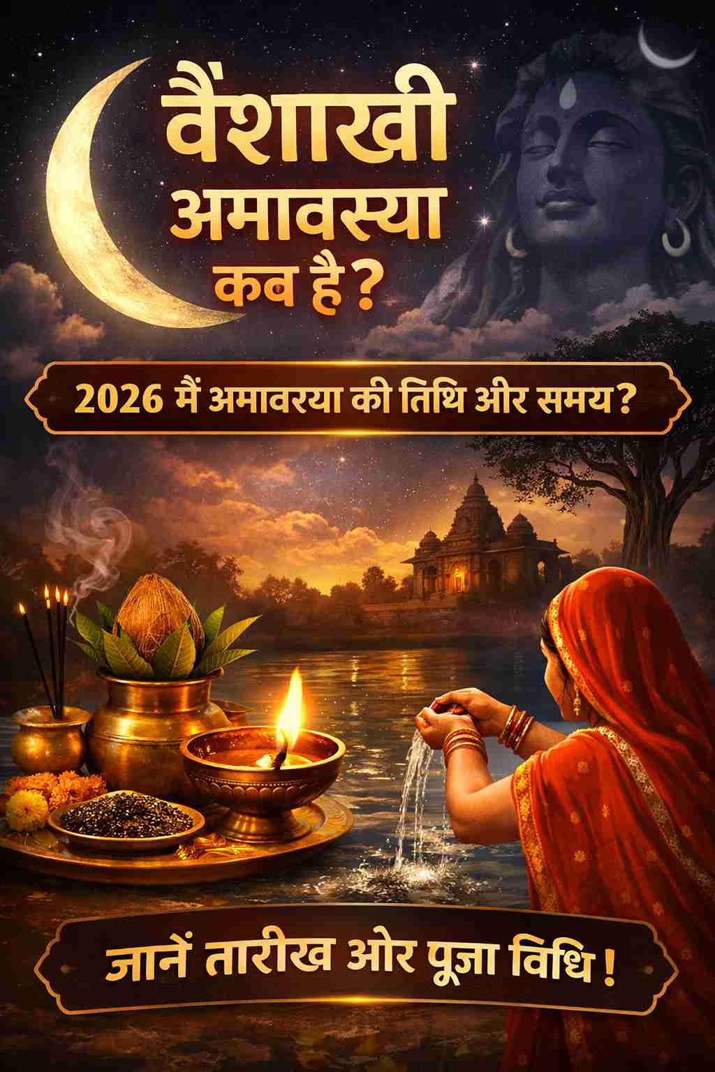 Amavasya Kab Hai? 2026 Mein Amavasya Ki Tithi, Mahatva aur Puja Vidhi