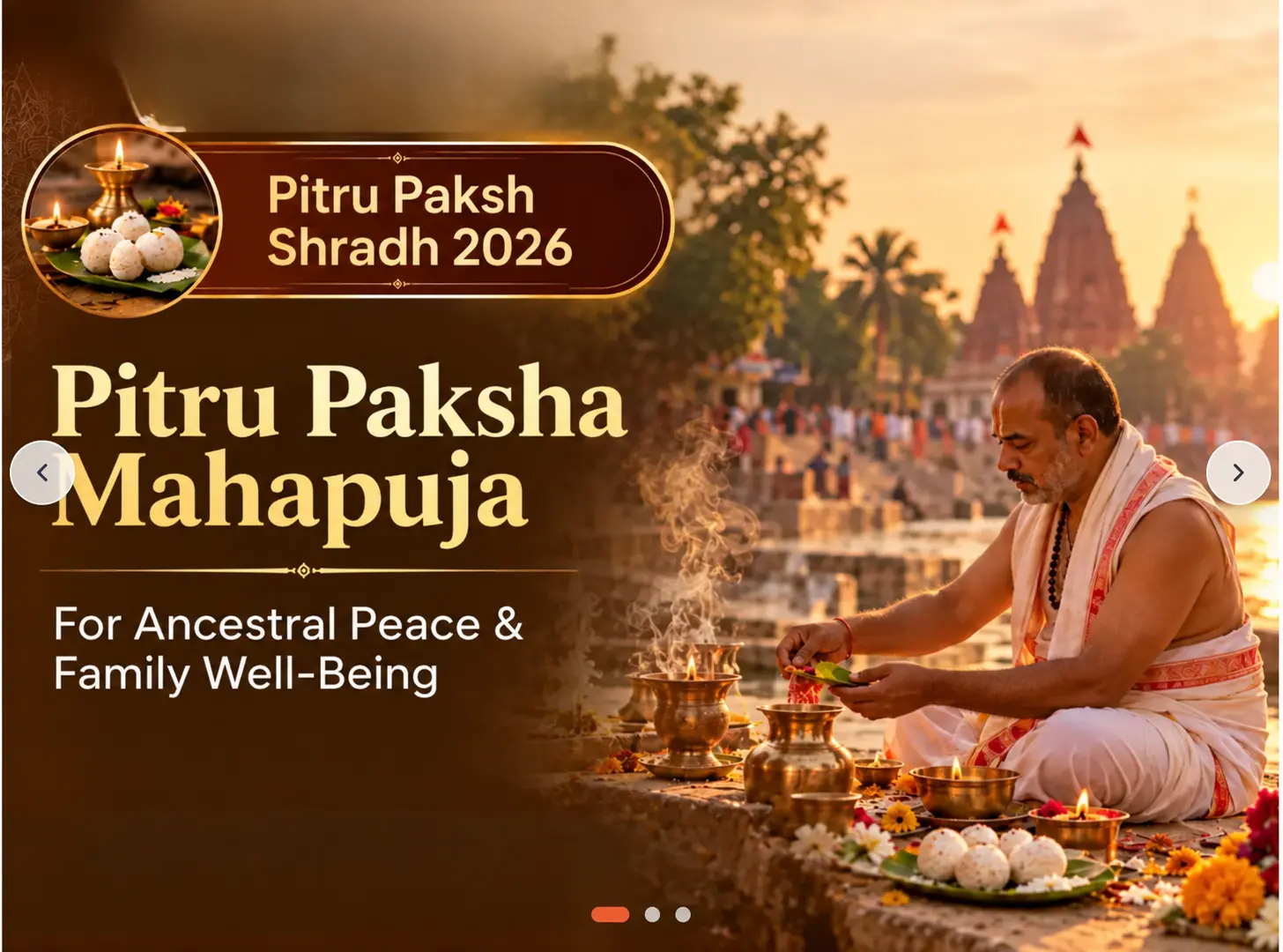 For Persistent Pitru Dosha, Ancestral Disturbances & Repeated Family Conflicts