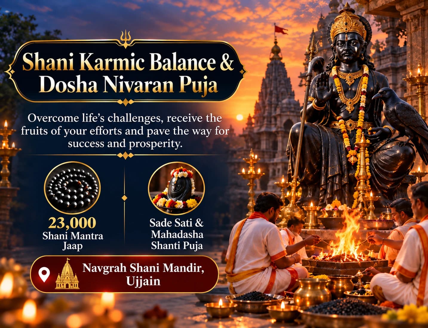 Prayers for Relief from Sade Sati, Shani Dosha, Challenging Times & Life’s Obstacles