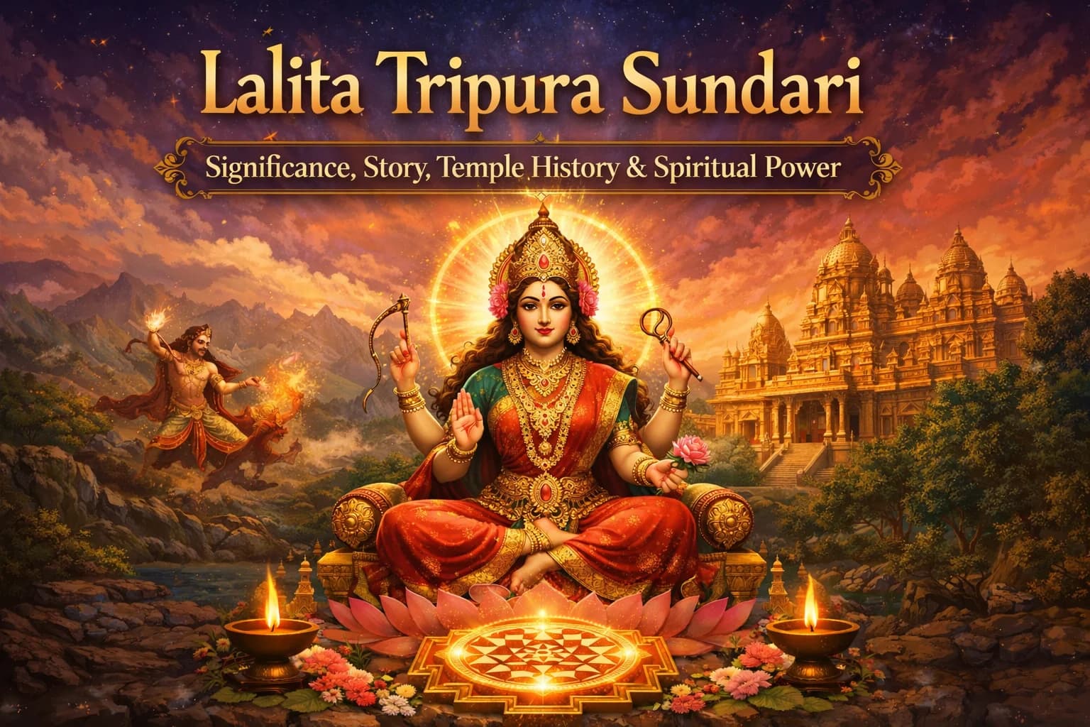 Lalita Tripura Sundari: Significance, Story, Temple History & Spiritual Power