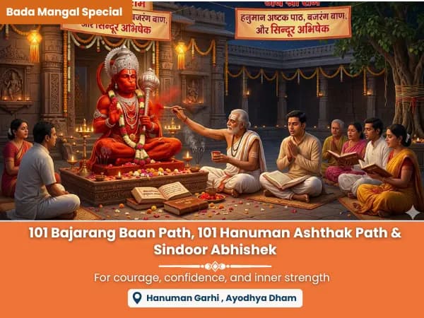 101 Bajarang Baan Path, 101 Hanuman Ashthak Path & Sindoor Abhishek
