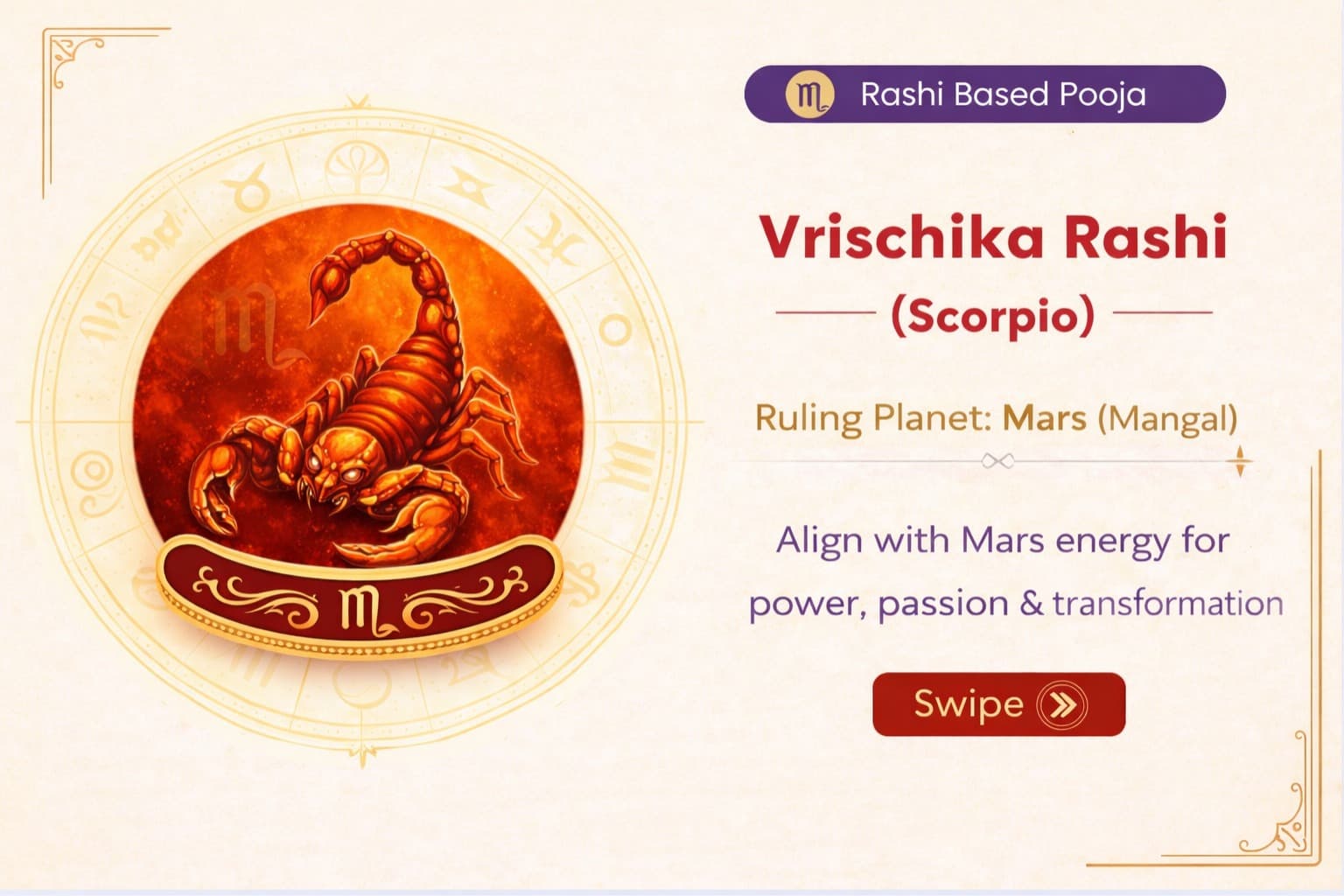 Scorpio (Vrishchik Rashi) – Mangal Shanti & Mahakal Abhishek