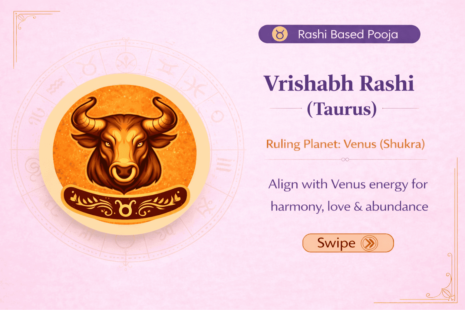 Taurus (Vrishabh Rashi) – Shukra Shanti & Mahalakshmi Pooja