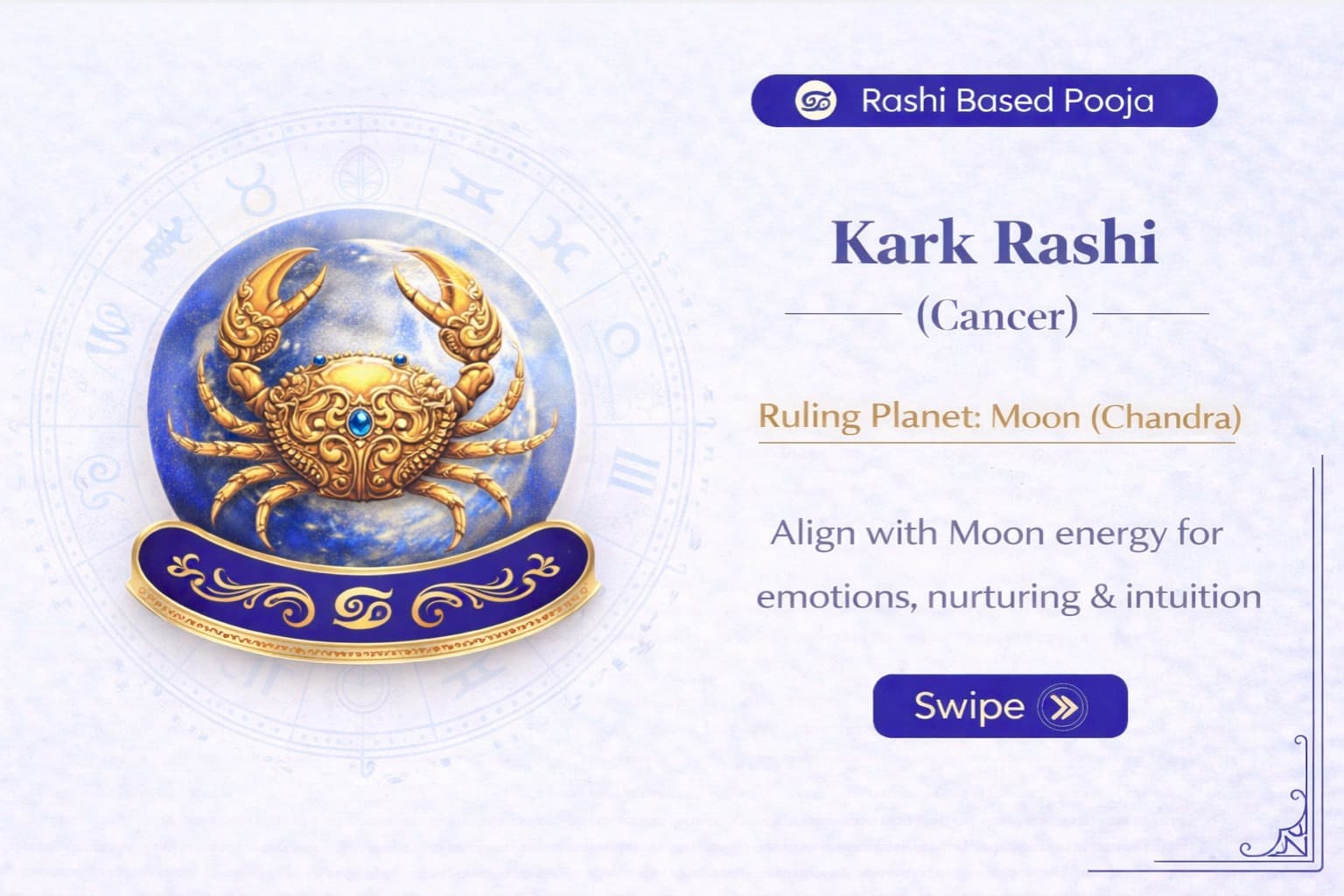 Cancer (Kark Rashi) – Chandra Shanti & Shiv Abhishek