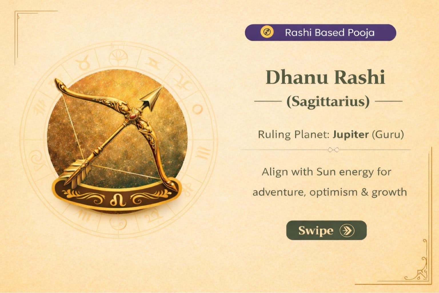 Sagittarius (Dhanu Rashi) – Guru Shanti & Vishnu Sahasranama